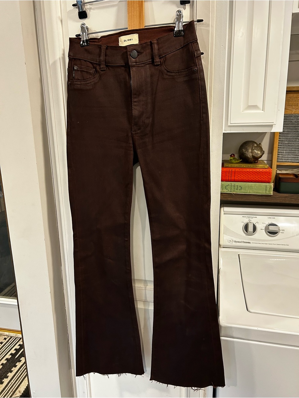 DL1961 Chocolate Brown Bridget Boot High-Rise Jeans